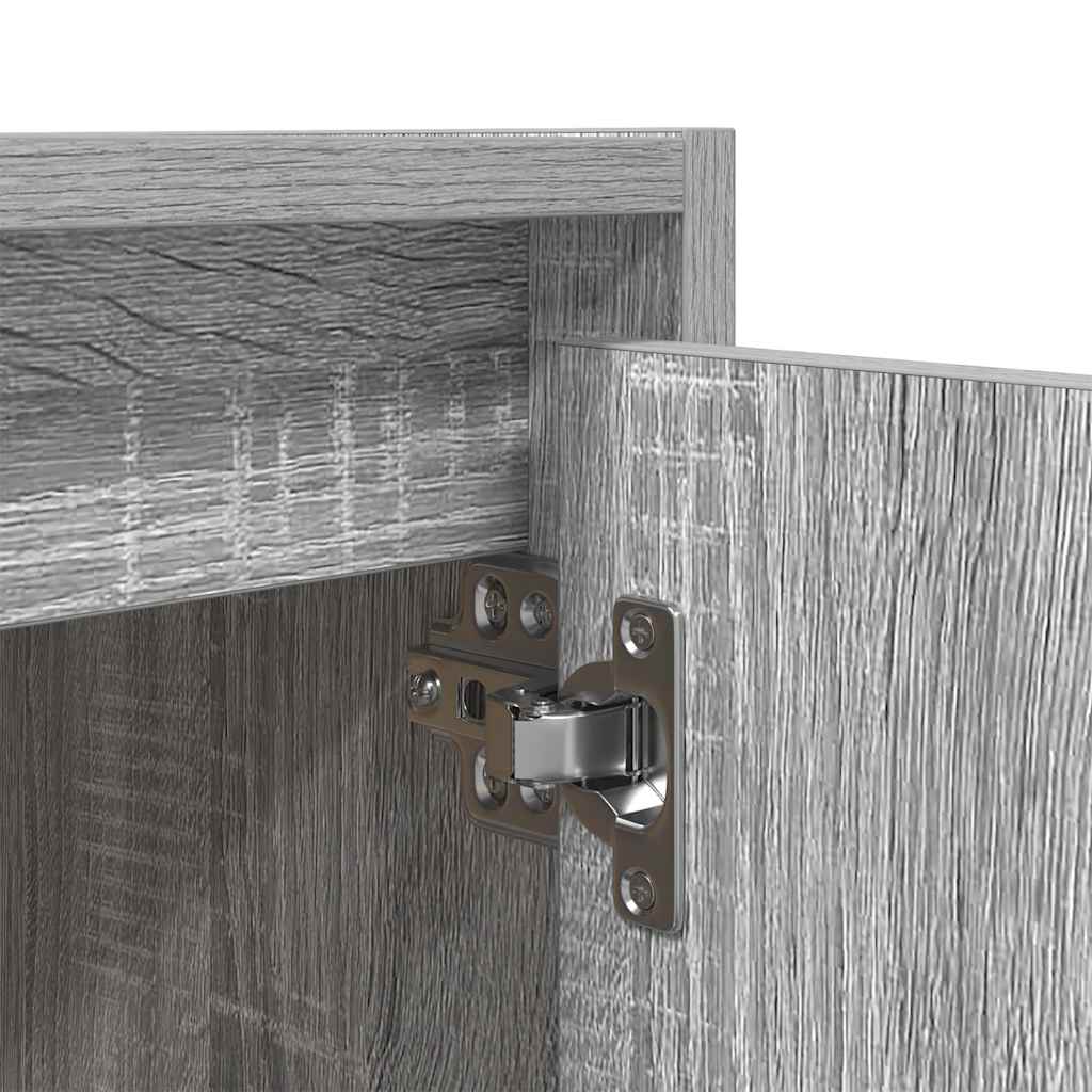 vidaXL Szafka nocna wisząca Szara Sonoma 38x34x40 cm