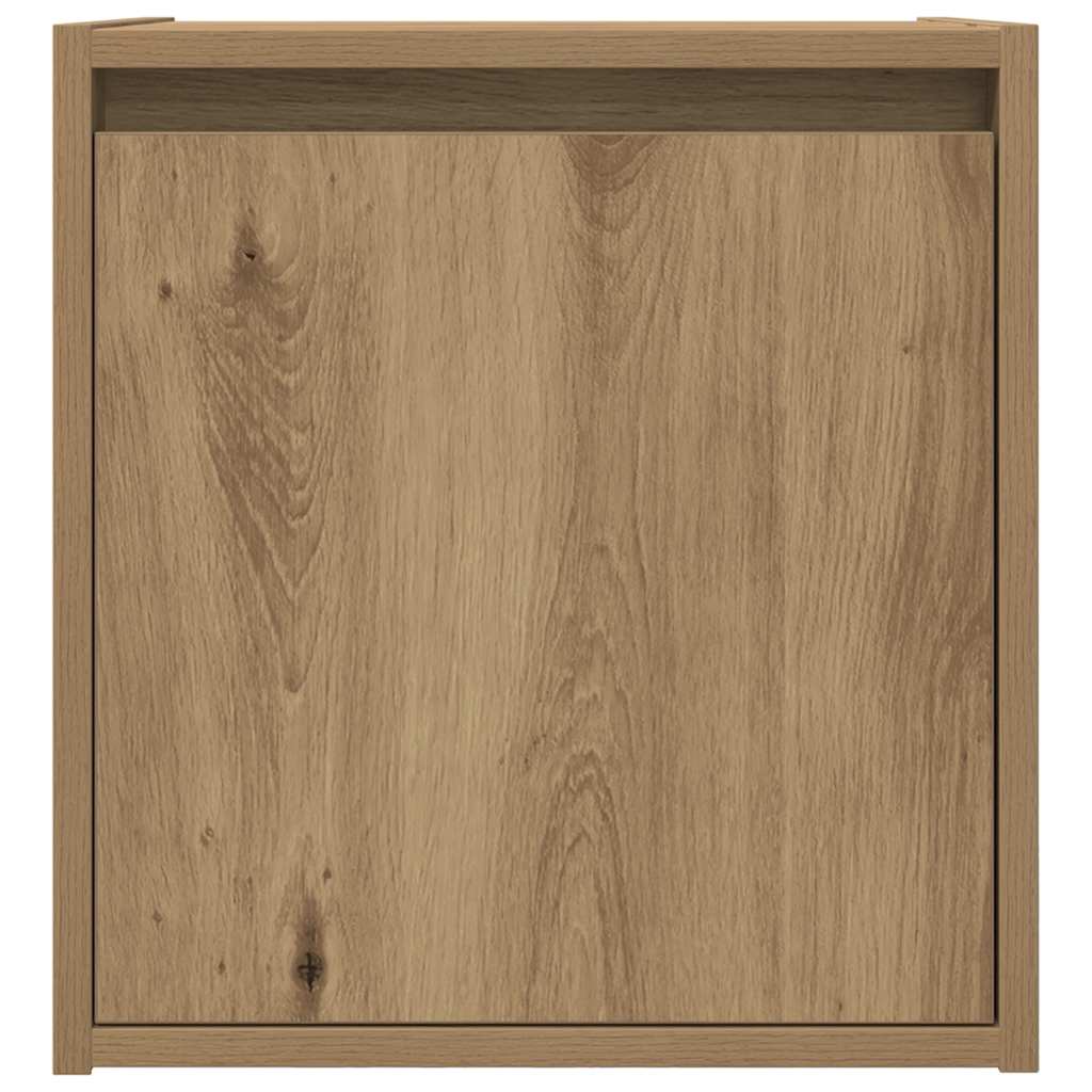 vidaXL Szafka nocna ścienna Artisan Oak 38x34x40 cm