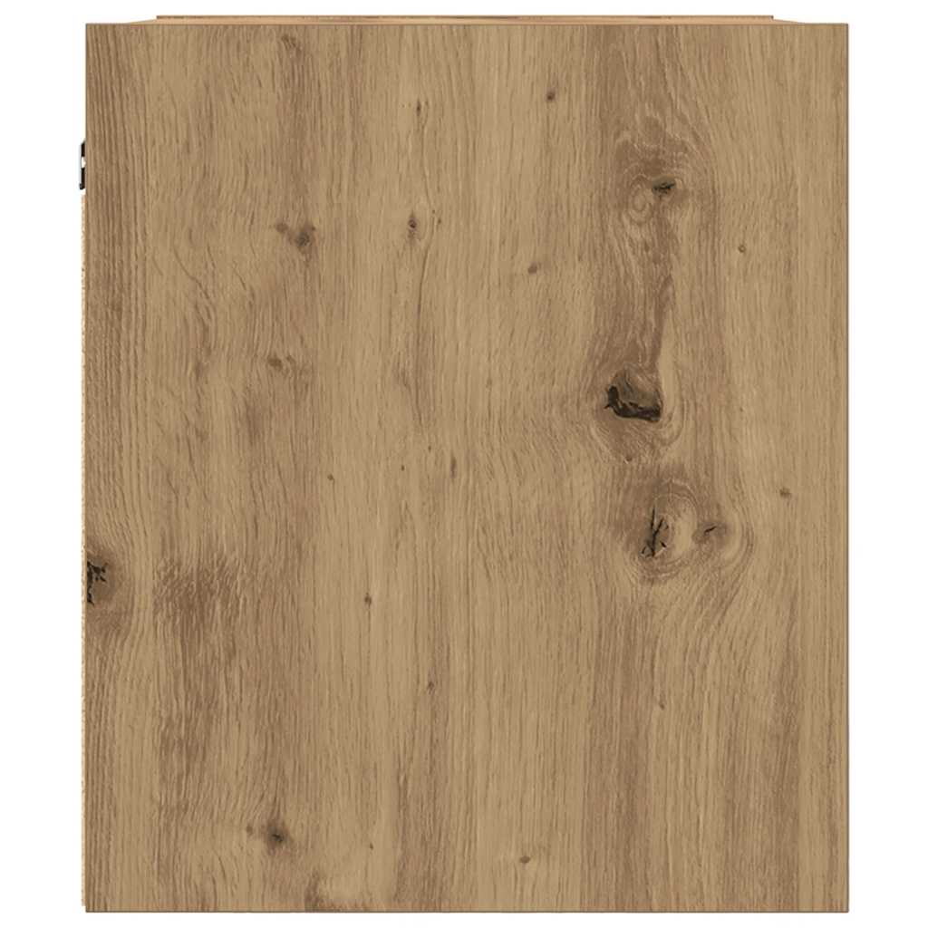 vidaXL Szafka nocna ścienna Artisan Oak 38x34x40 cm