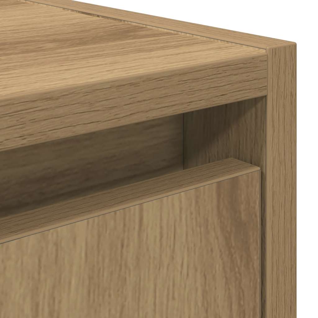 vidaXL Szafka nocna ścienna Artisan Oak 38x34x40 cm
