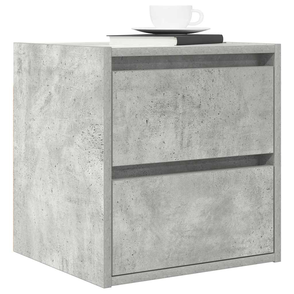 vidaXL Szafka nocna wisząca Betonowa Szara 38x34x40 cm