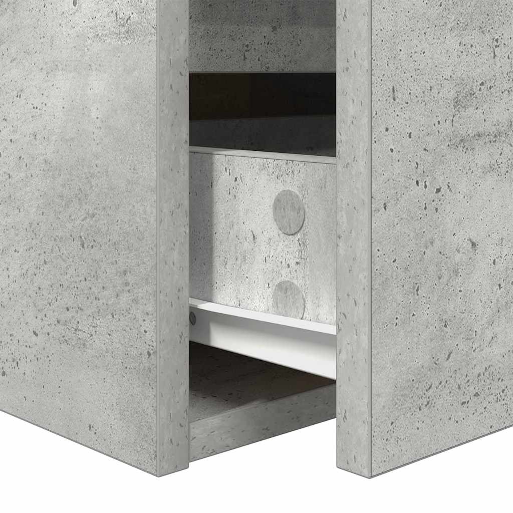 vidaXL Szafka nocna wisząca Betonowa Szara 38x34x40 cm