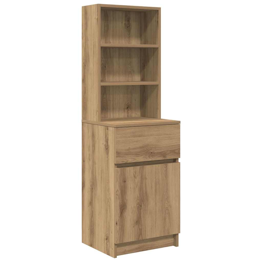 vidaXL Szafka nocna Artisan Oak 39x35x125 cm Drewno klejone