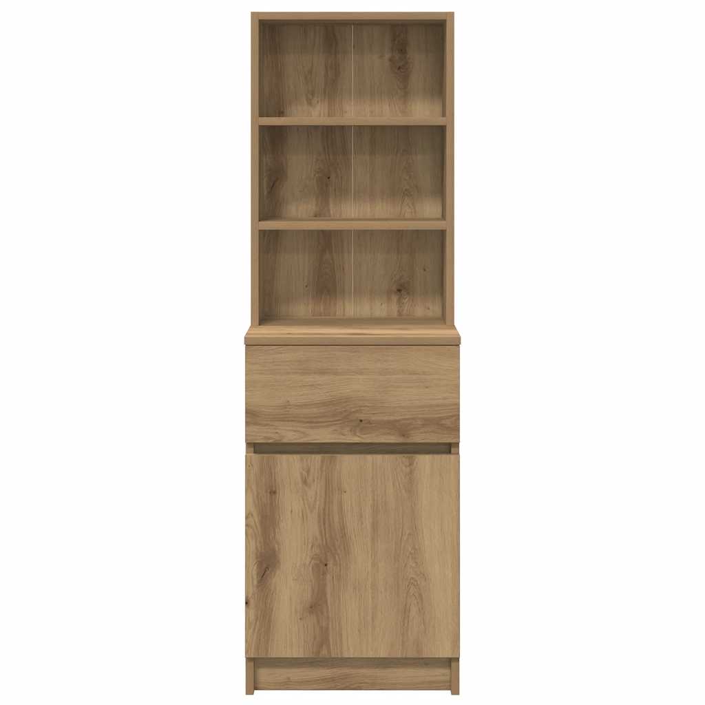 vidaXL Szafka nocna Artisan Oak 39x35x125 cm Drewno klejone