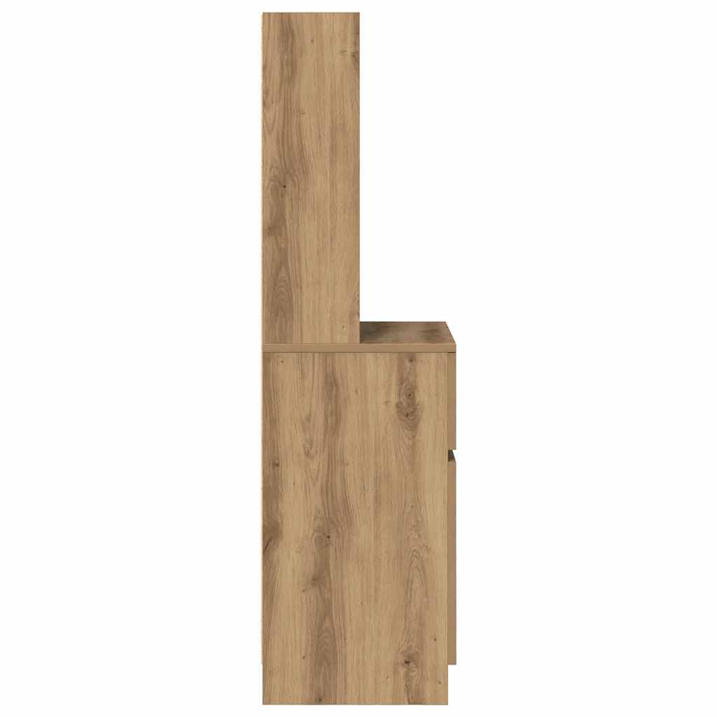 vidaXL Szafka nocna Artisan Oak 39x35x125 cm Drewno klejone