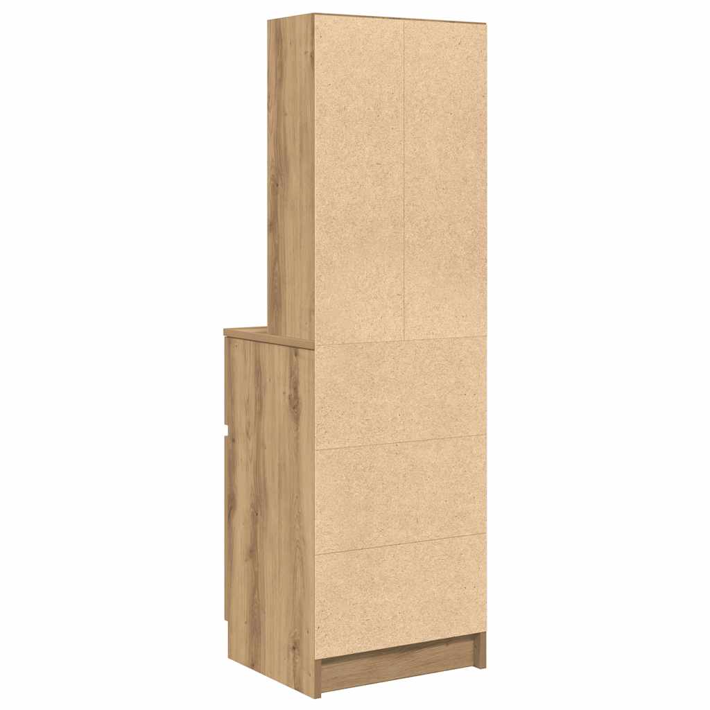vidaXL Szafka nocna Artisan Oak 39x35x125 cm Drewno klejone