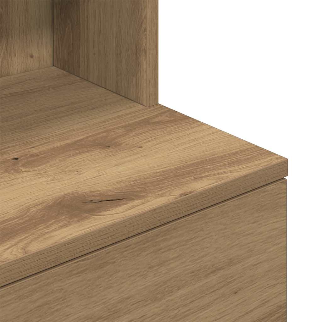 vidaXL Szafka nocna Artisan Oak 39x35x125 cm Drewno klejone