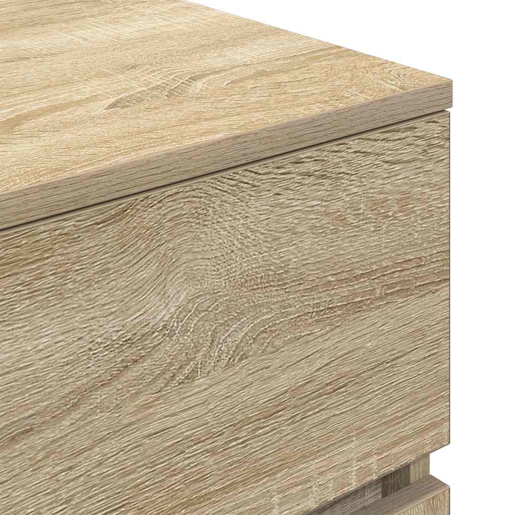 vidaXL Szafka nocna Sonoma Oak 39x35x65 cm Drewno klejone