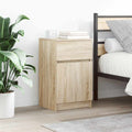 vidaXL Szafka nocna Sonoma Oak 39x35x65 cm Drewno klejone