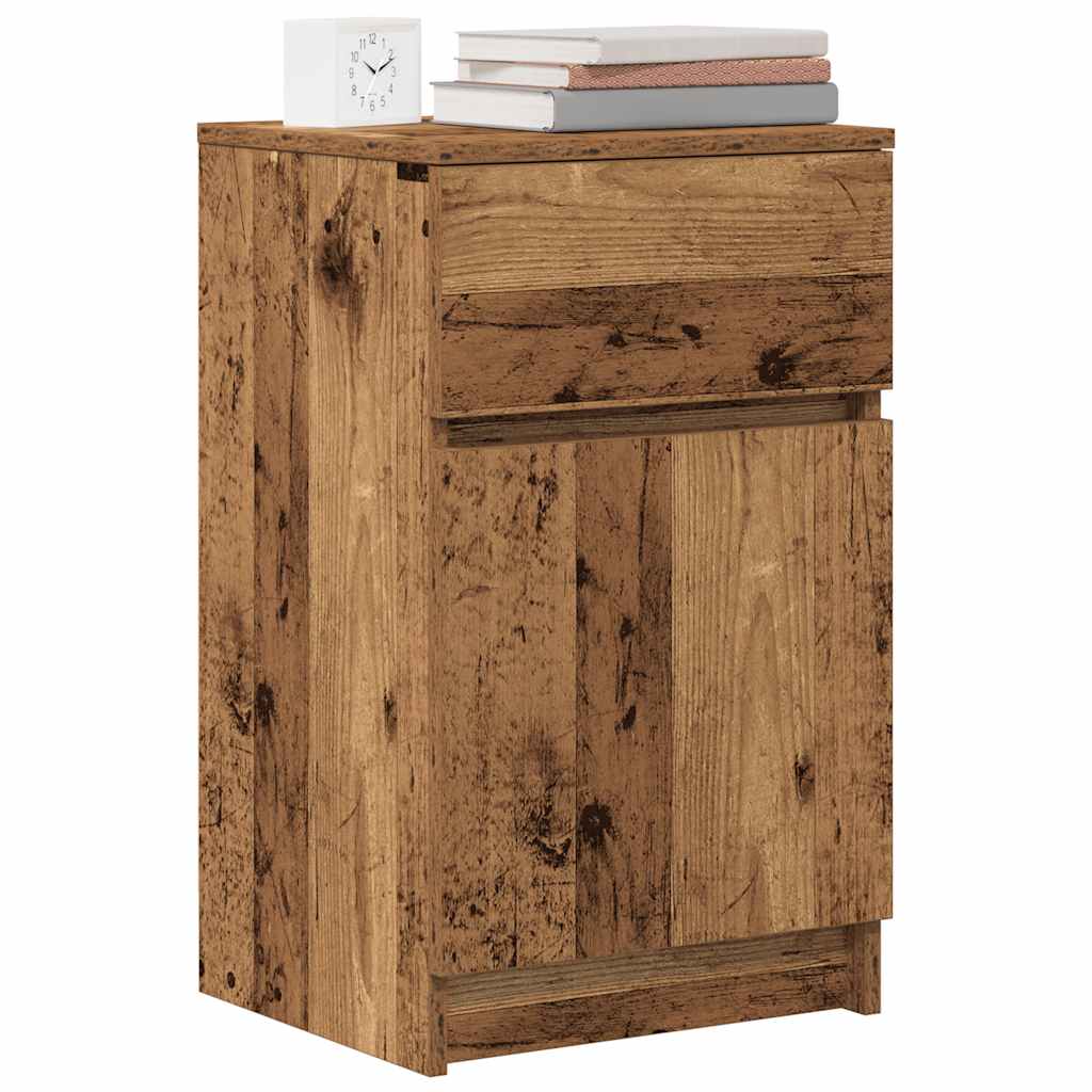 vidaXL Szafka nocna Stare drewno 39x35x65 cm Drewno klejone