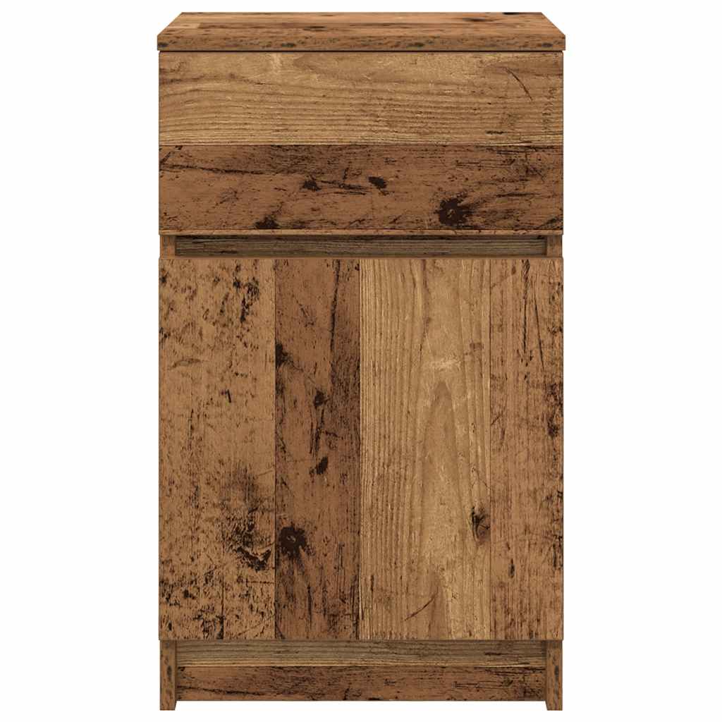 vidaXL Szafka nocna Stare drewno 39x35x65 cm Drewno klejone