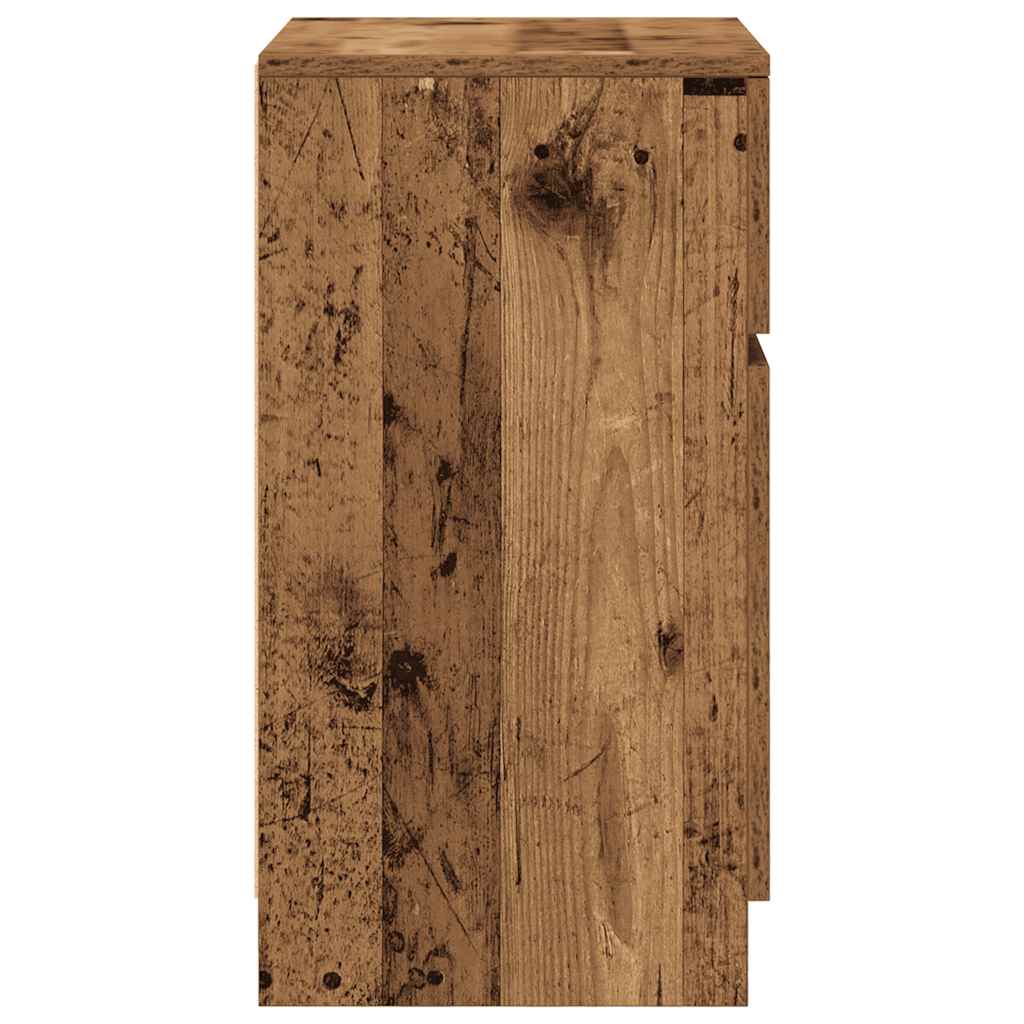 vidaXL Szafka nocna Stare drewno 39x35x65 cm Drewno klejone