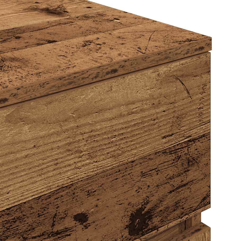 vidaXL Szafka nocna Stare drewno 39x35x65 cm Drewno klejone