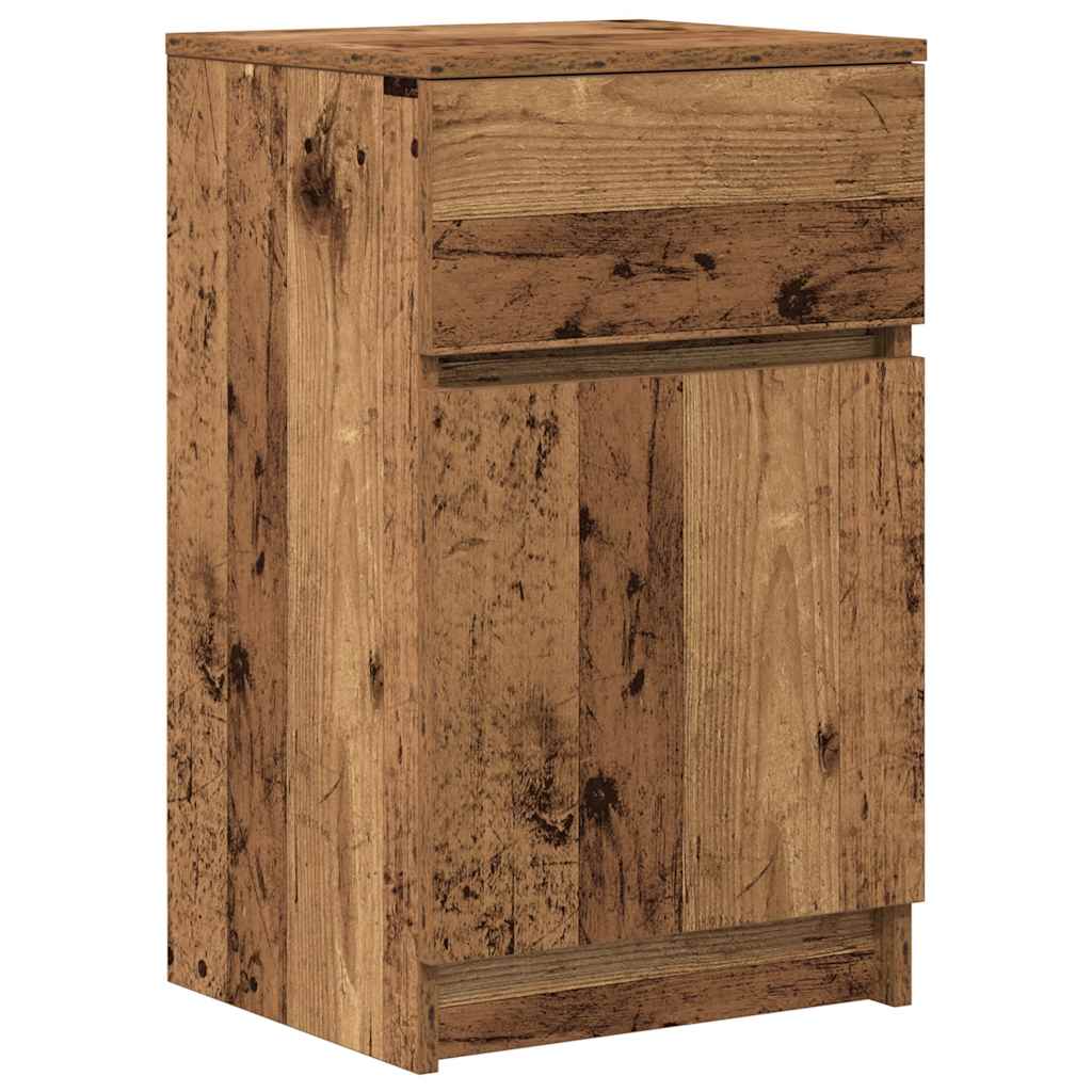 vidaXL Szafki nocne 2 szt. Stare drewno 39x35x65 cm Drewno klejone