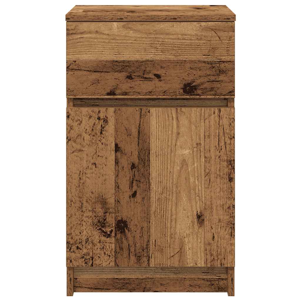 vidaXL Szafki nocne 2 szt. Stare drewno 39x35x65 cm Drewno klejone