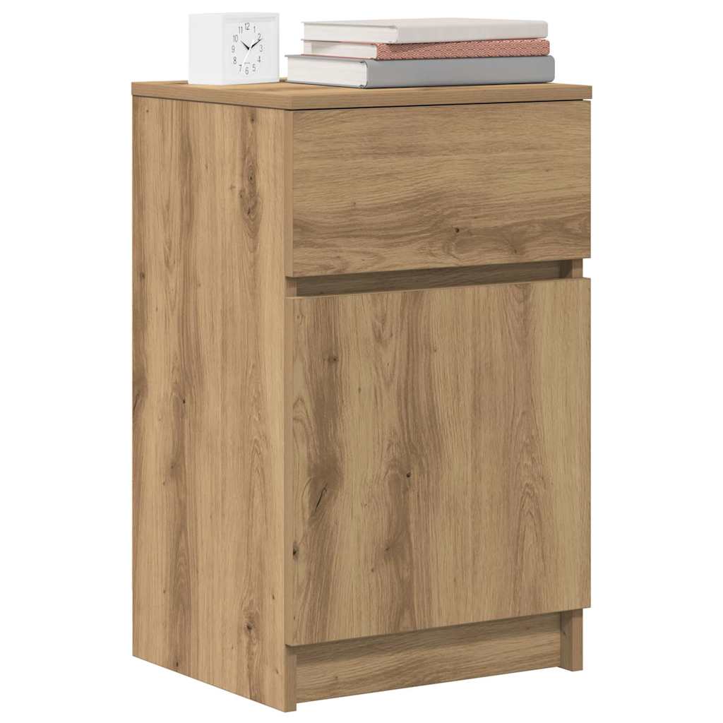 vidaXL Szafka nocna Artisan Oak 39x35x65 cm Drewno klejone