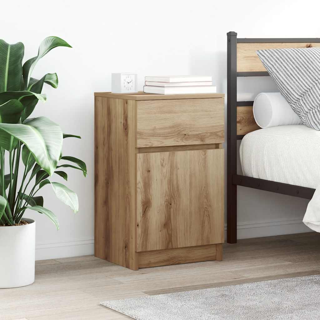 vidaXL Szafka nocna Artisan Oak 39x35x65 cm Drewno klejone