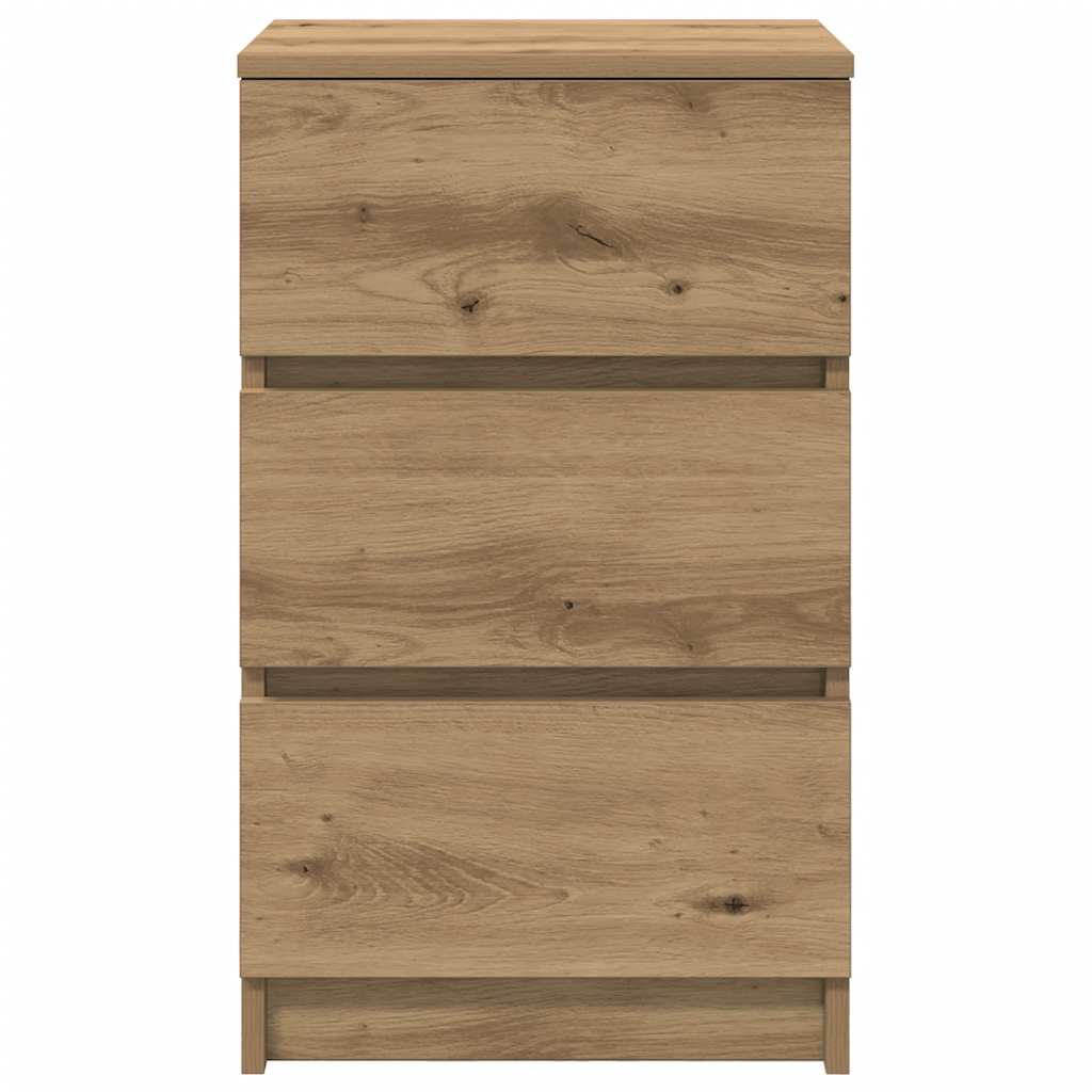 vidaXL Szafka nocna z 3 szufladami Artisan Oak 39x35x65 cm