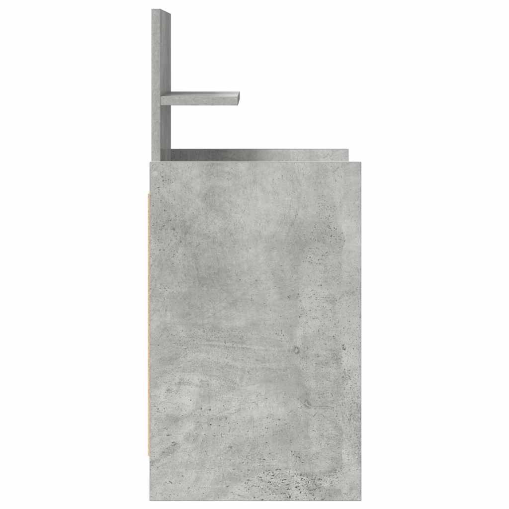 vidaXL Szafka nocna z 2 szufladami Betonowa szarość 38x34x80 cm