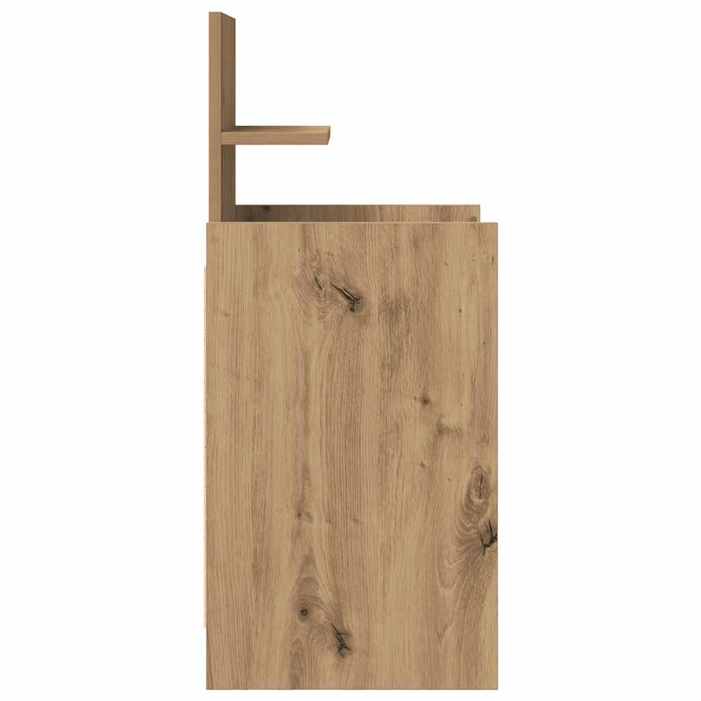 vidaXL Szafka nocna z 2 szufladami Artisan Oak 38x34x80 cm
