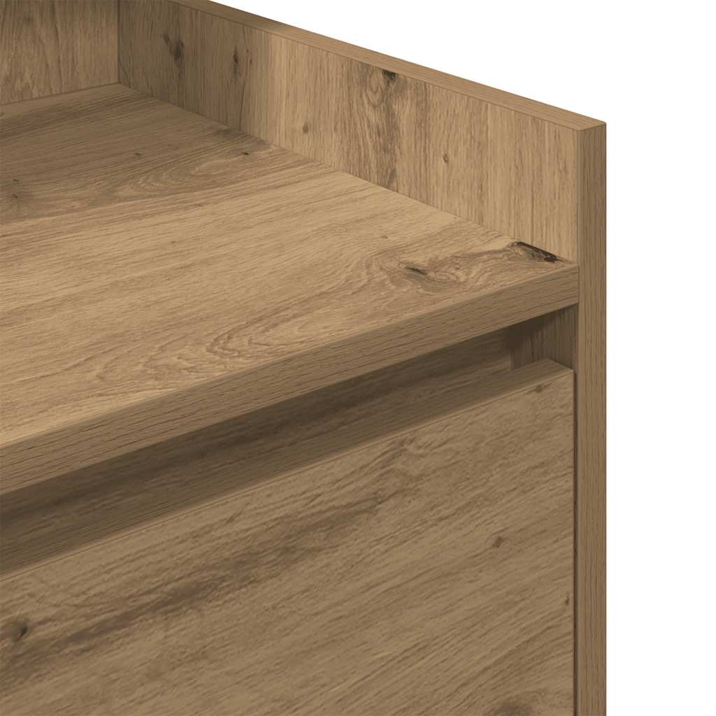 vidaXL Szafka nocna z 2 szufladami Artisan Oak 38x34x80 cm