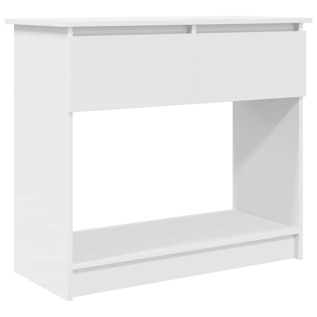 vidaXL Konsola z szufladami Biała 85,5x38,5x74,5 cm