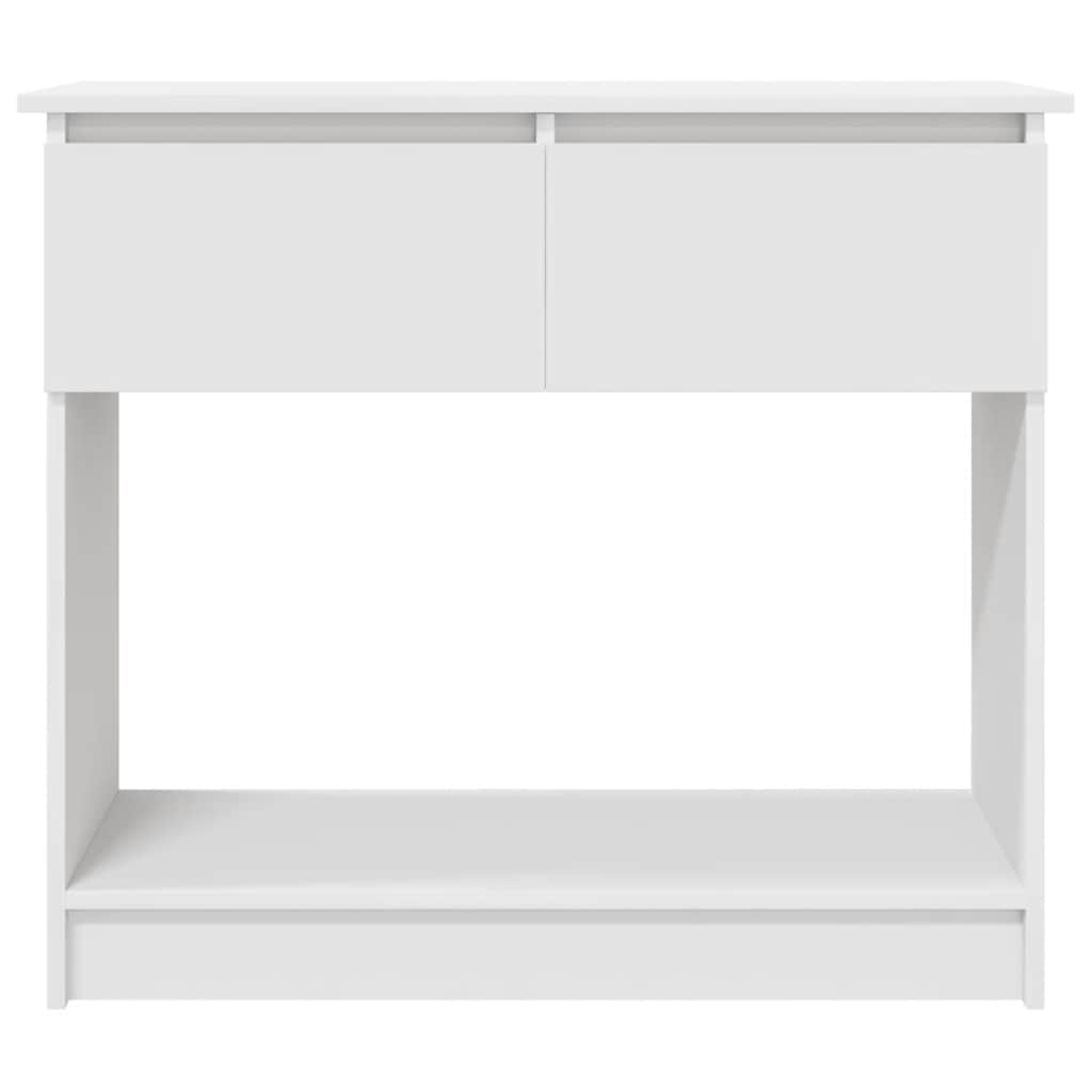 vidaXL Konsola z szufladami Biała 85,5x38,5x74,5 cm