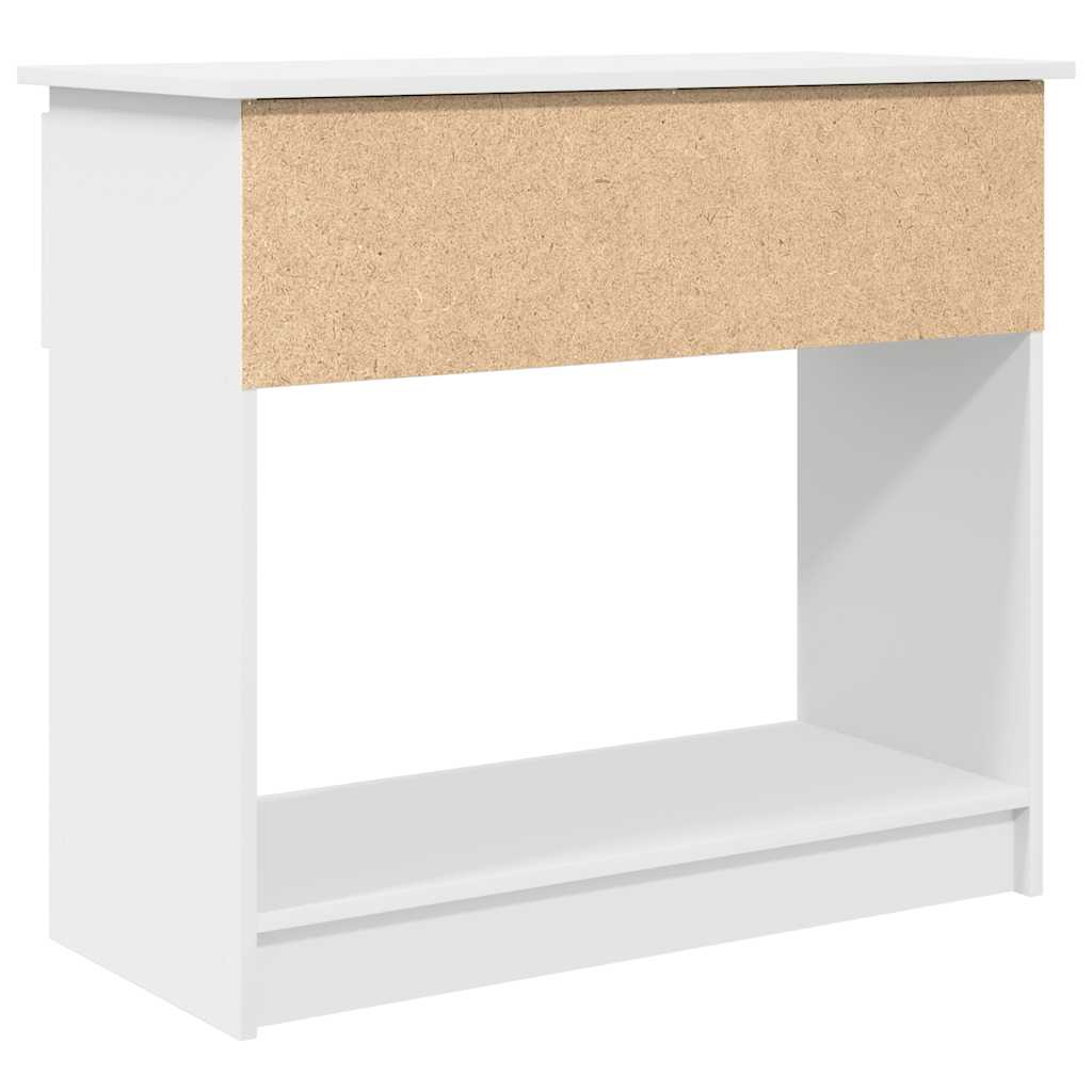 vidaXL Konsola z szufladami Biała 85,5x38,5x74,5 cm