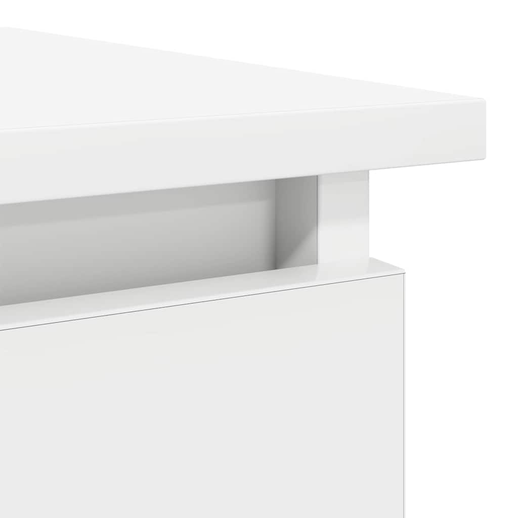 vidaXL Konsola z szufladami Biała 85,5x38,5x74,5 cm