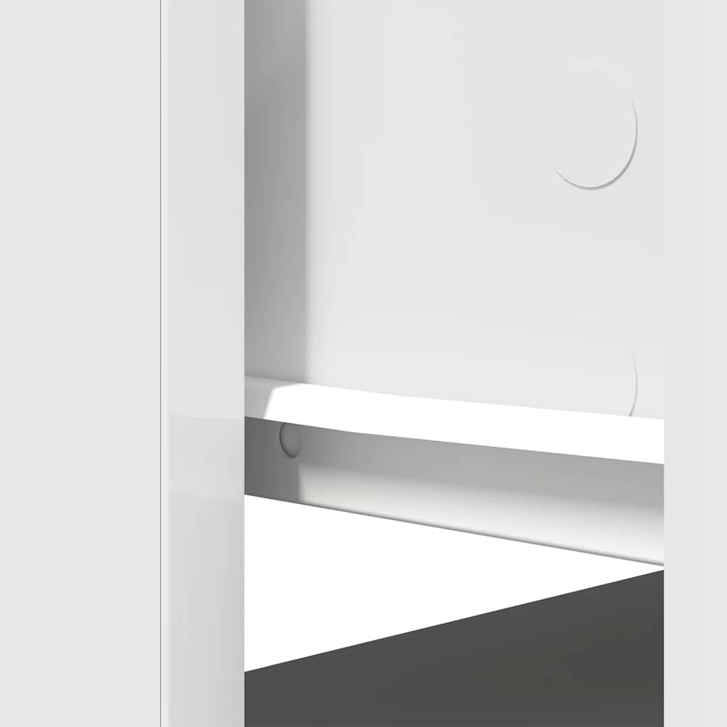 vidaXL Konsola z szufladami Biała 85,5x38,5x74,5 cm