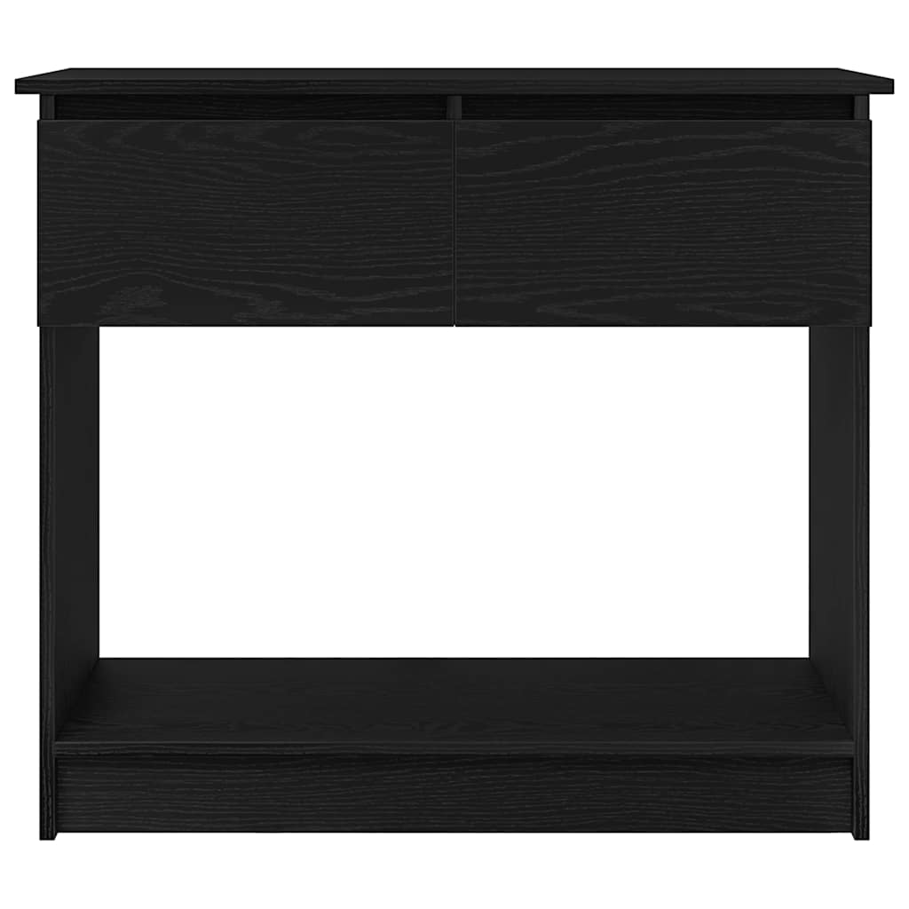 vidaXL Konsola z szufladami Czarny 85,5x38,5x74,5 cm