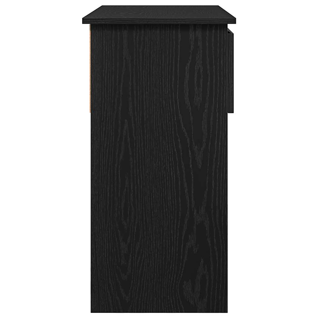 vidaXL Konsola z szufladami Czarny 85,5x38,5x74,5 cm