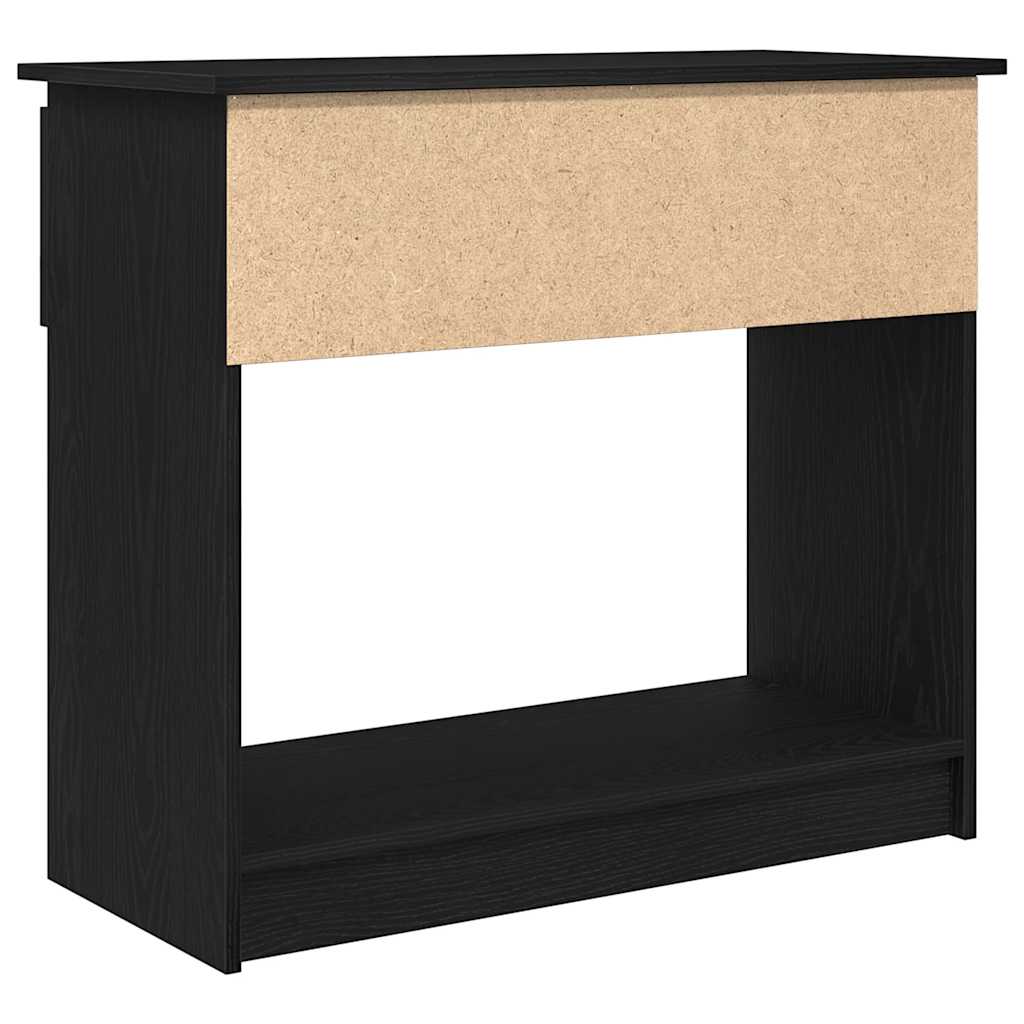 vidaXL Konsola z szufladami Czarny 85,5x38,5x74,5 cm