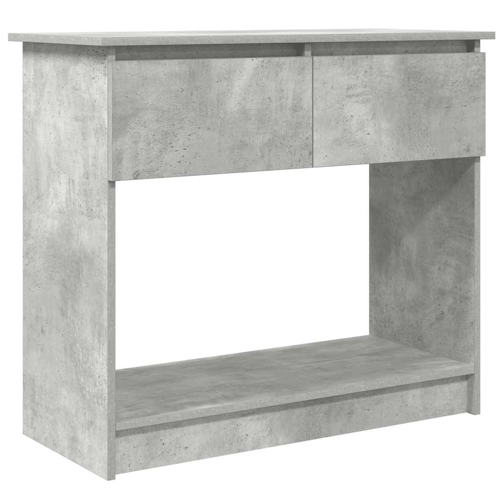 vidaXL Konsola z szufladami Betonowa Szarość 85,5x38,5x74,5 cm