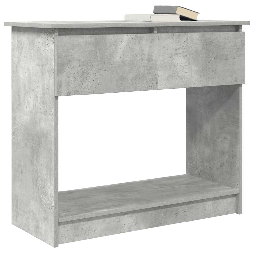 vidaXL Konsola z szufladami Betonowa Szarość 85,5x38,5x74,5 cm