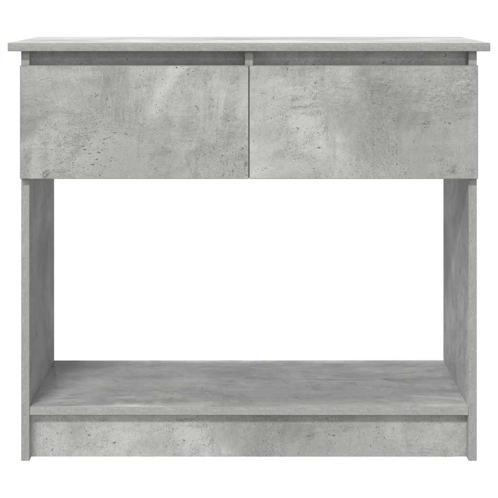 vidaXL Konsola z szufladami Betonowa Szarość 85,5x38,5x74,5 cm