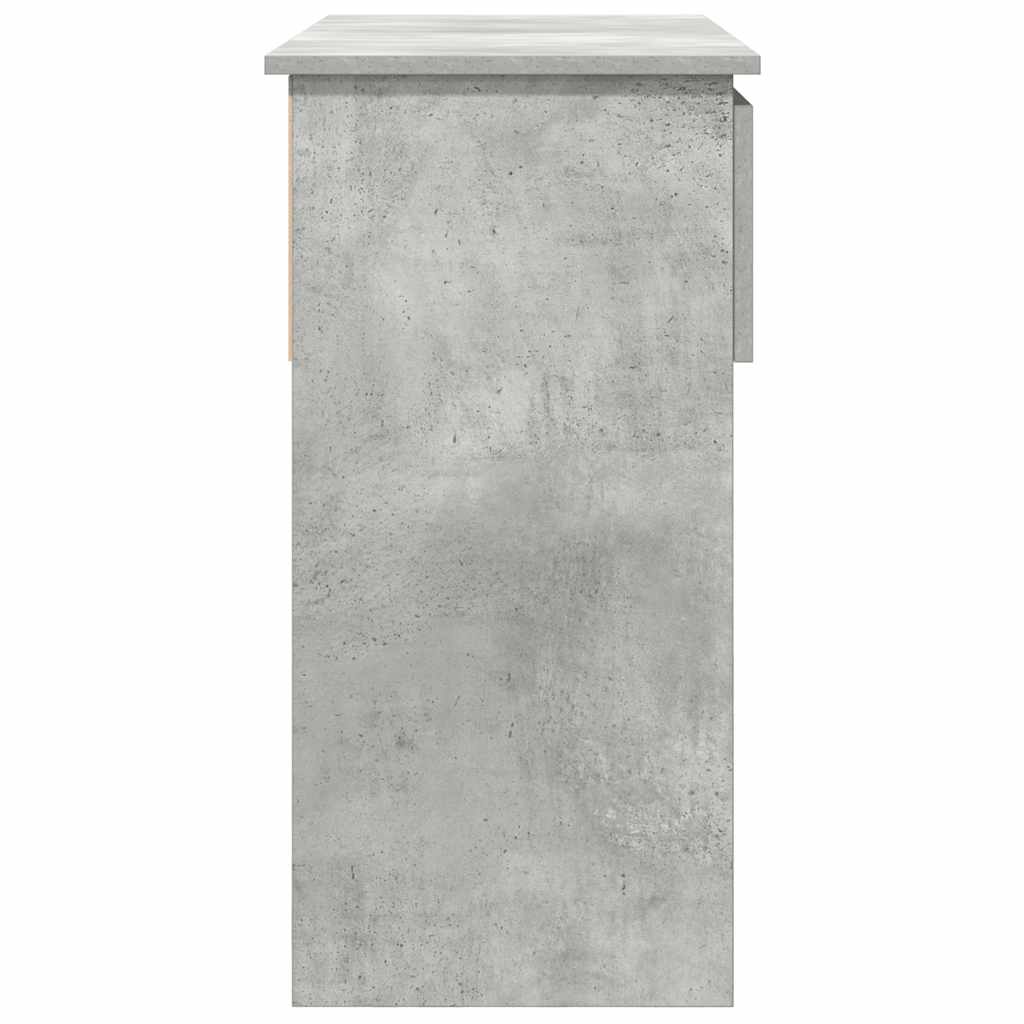 vidaXL Konsola z szufladami Betonowa Szarość 85,5x38,5x74,5 cm