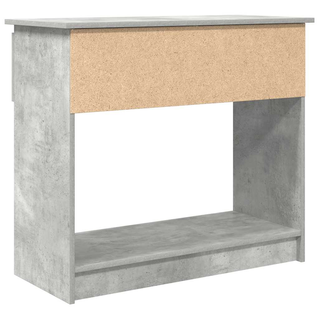 vidaXL Konsola z szufladami Betonowa Szarość 85,5x38,5x74,5 cm