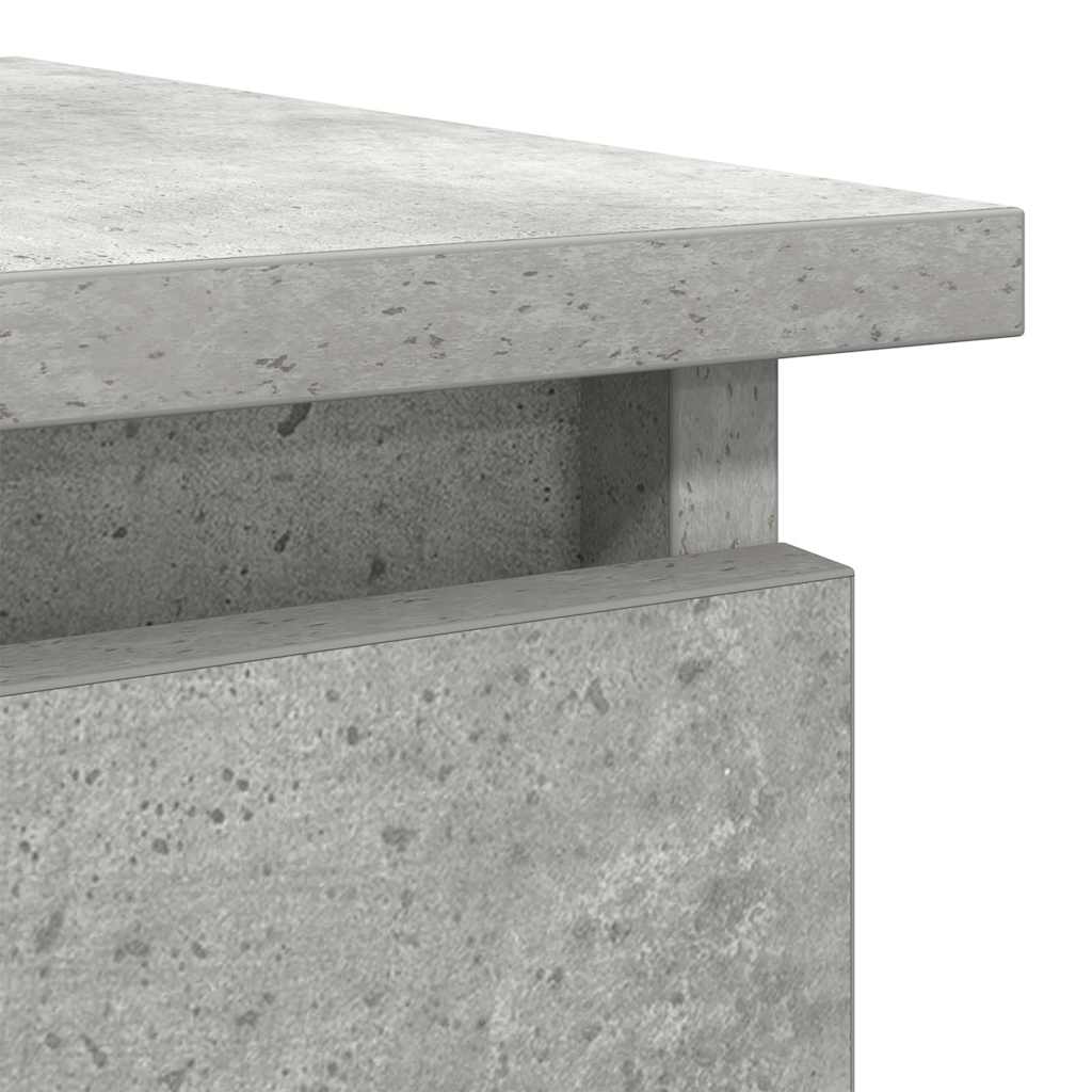 vidaXL Konsola z szufladami Betonowa Szarość 85,5x38,5x74,5 cm