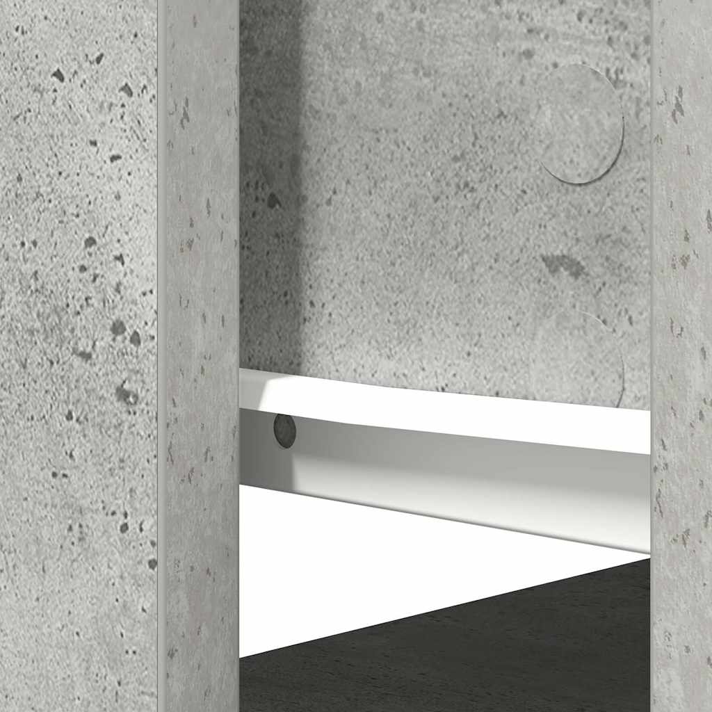 vidaXL Konsola z szufladami Betonowa Szarość 85,5x38,5x74,5 cm