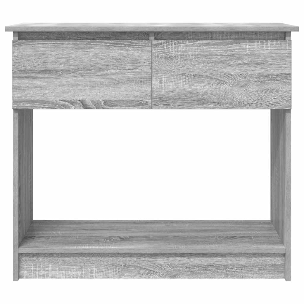 vidaXL Konsola z szufladami Szary Sonoma 85,5x38,5x74,5 cm