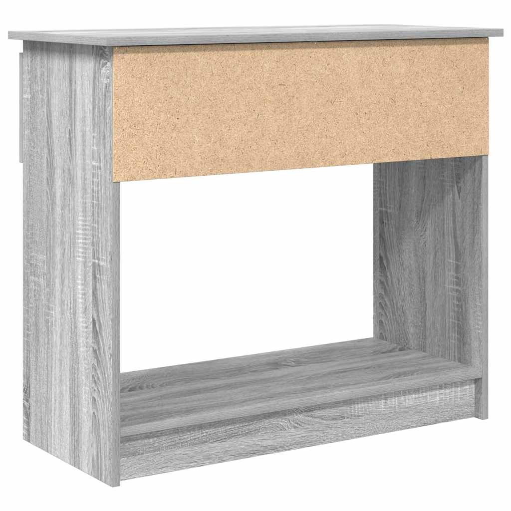 vidaXL Konsola z szufladami Szary Sonoma 85,5x38,5x74,5 cm