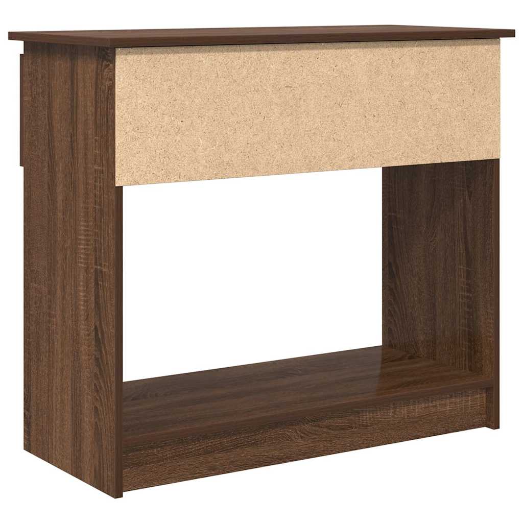 vidaXL Konsola z szufladami Brązowy Dąb 85,5x38,5x74,5 cm