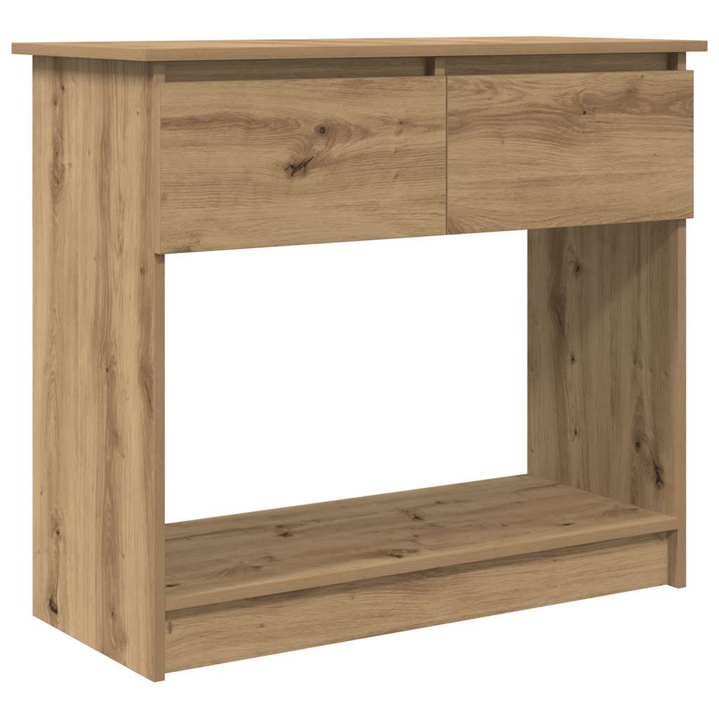 vidaXL Konsola ze Szufladami Artisan Oak 85,5x38,5x74,5 cm
