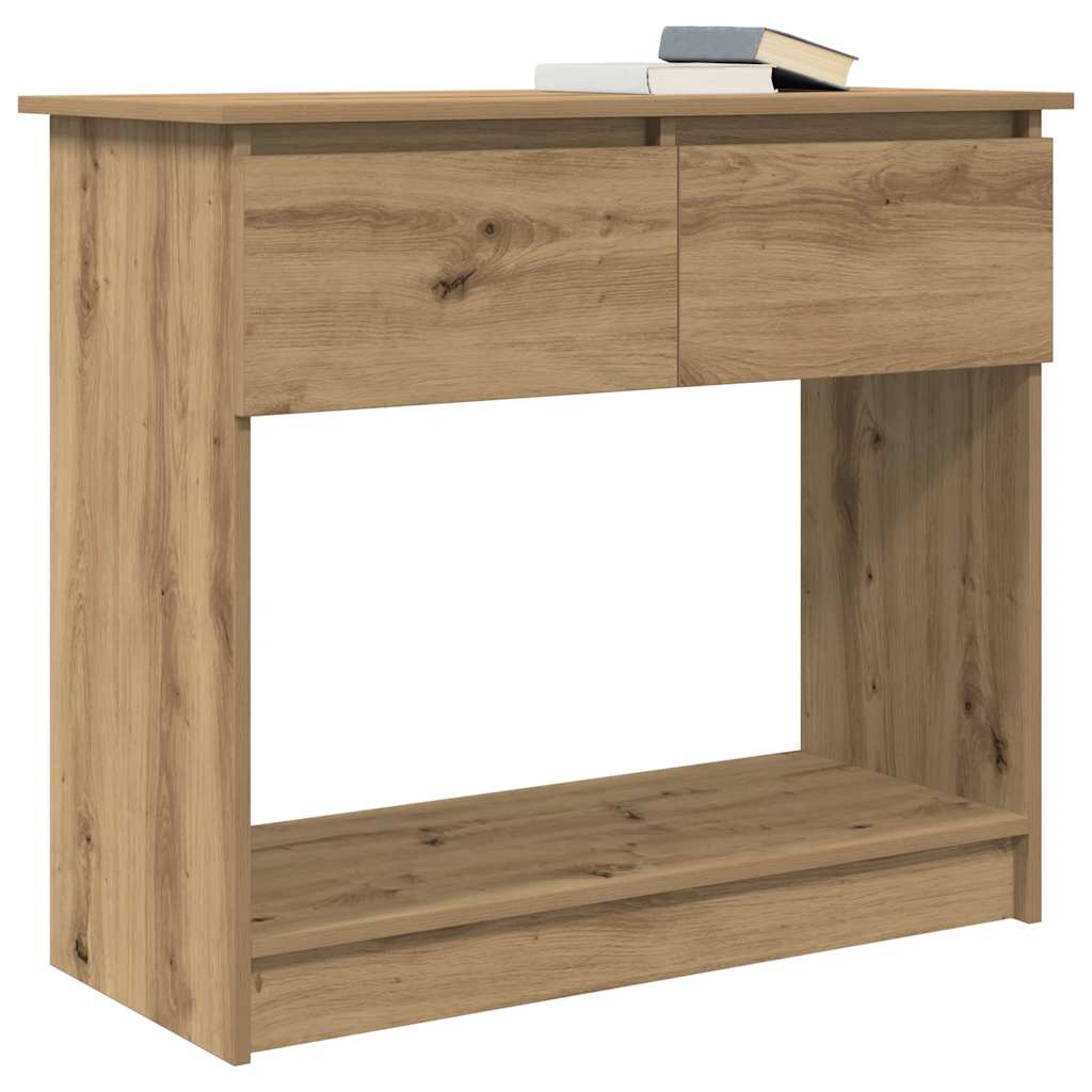 vidaXL Konsola ze Szufladami Artisan Oak 85,5x38,5x74,5 cm