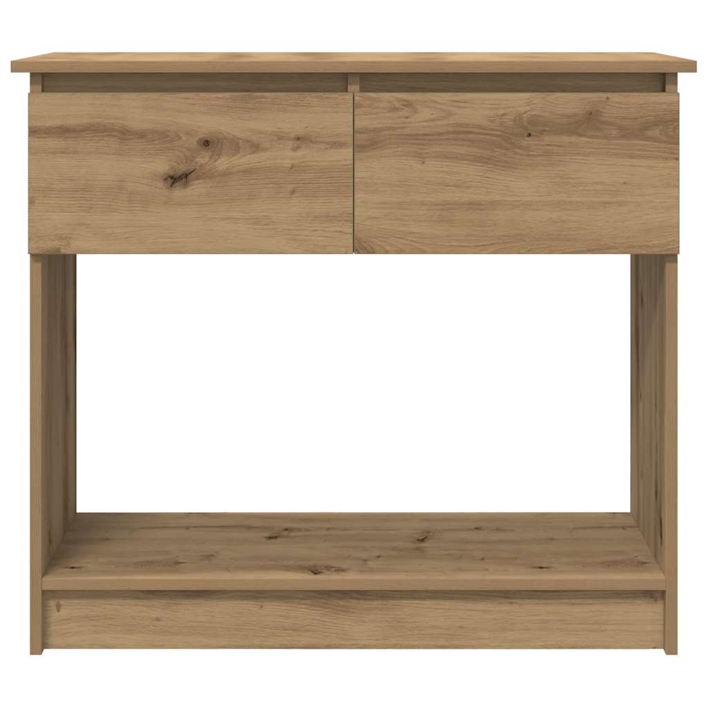vidaXL Konsola ze Szufladami Artisan Oak 85,5x38,5x74,5 cm