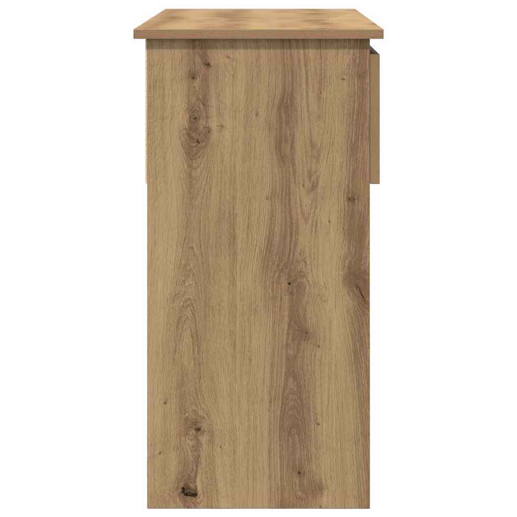 vidaXL Konsola ze Szufladami Artisan Oak 85,5x38,5x74,5 cm