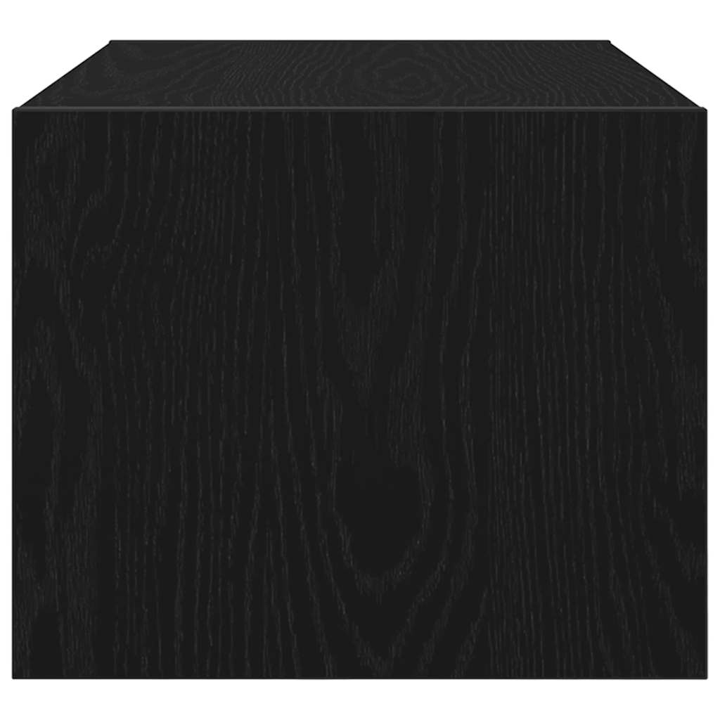 vidaXL Szafka RTV Czarny Dąb 60x31x25,5 cm Drewno klejone