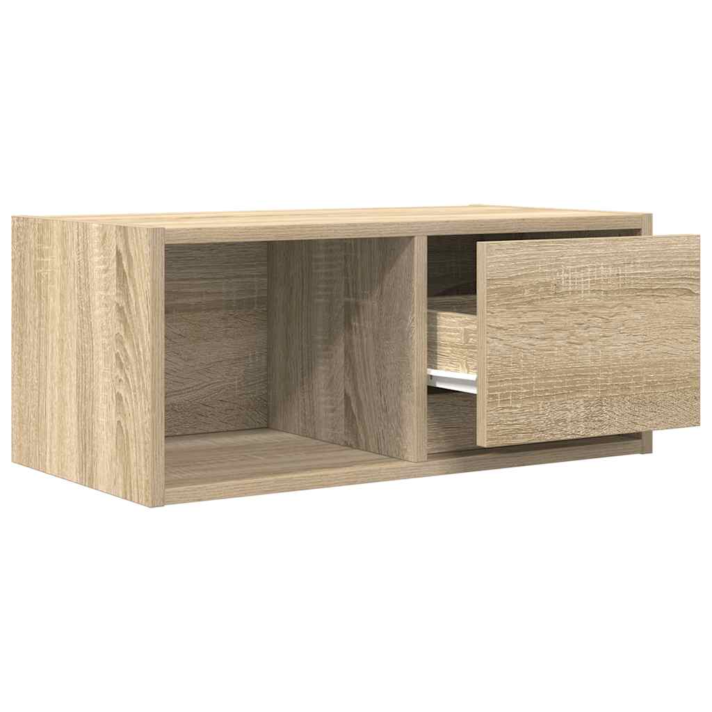 vidaXL Szafka RTV Sonoma Oak 60x31x25,5 cm Drewno klejone
