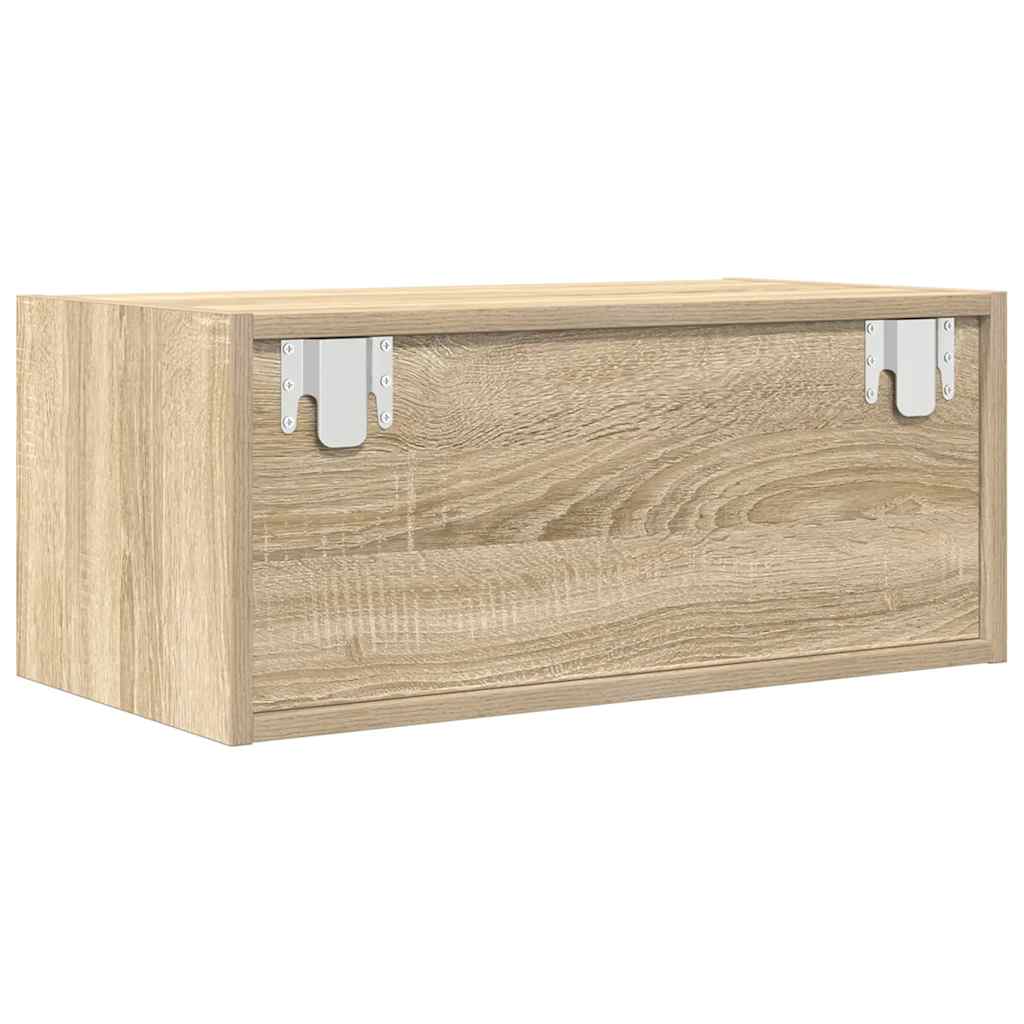 vidaXL Szafki RTV 2 szt. Dąb Sonoma 60x31x25,5 cm Drewno klejone